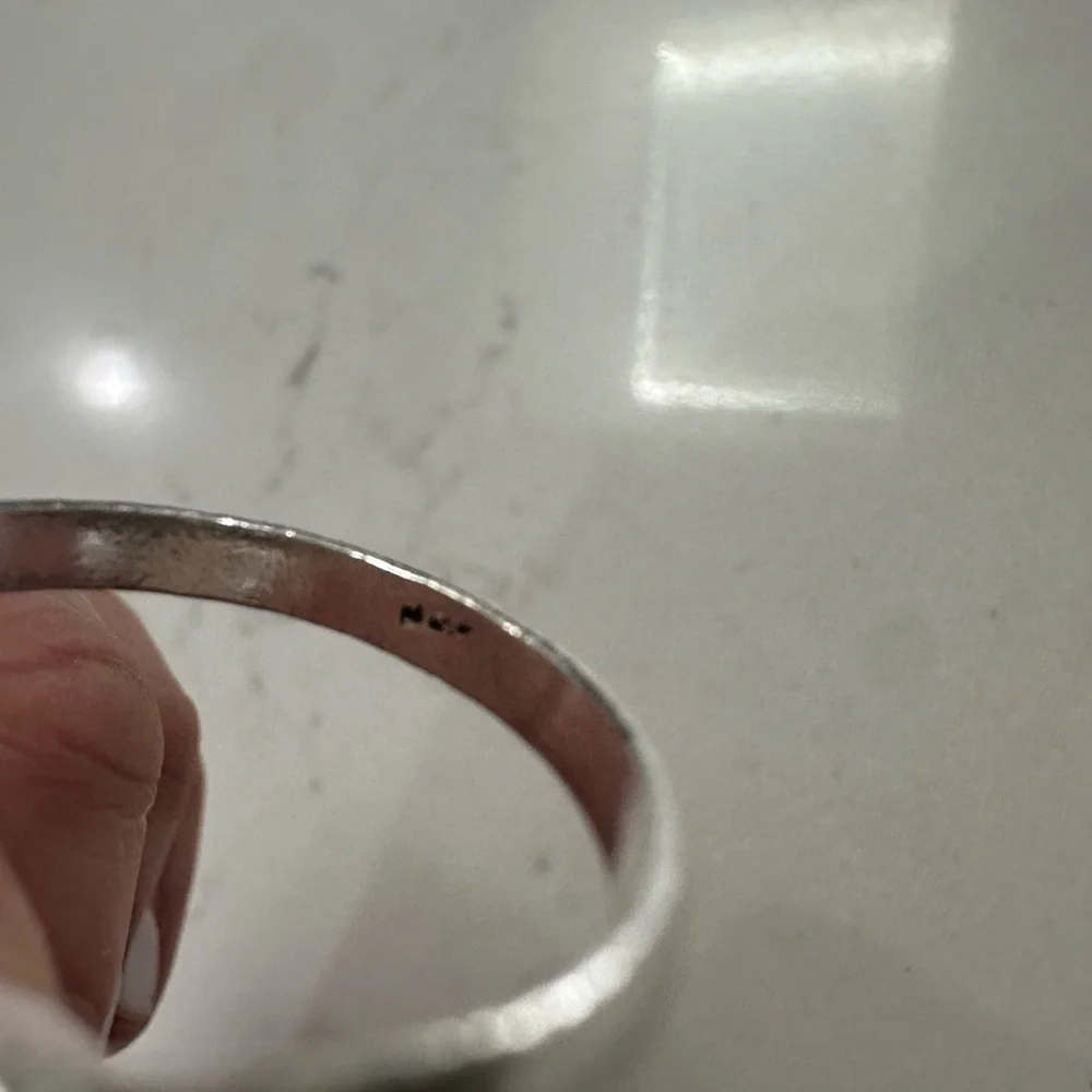 NWOT Natural Gemstone Sterling 925 Silver Ring- Sz 11 - Picture 6 of 6